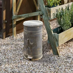 Gartenhelfer^LOBERON Abfalleimer Gris