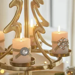 Adventskranz^LOBERON Adventskranzständer Gaetana gold