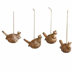 Weihnachtliche Deko-Objekte^LOBERON Anhänger 4er Set Dottica