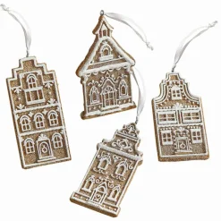 Christbaumschmuck^LOBERON Anhänger 4er Set Gabin