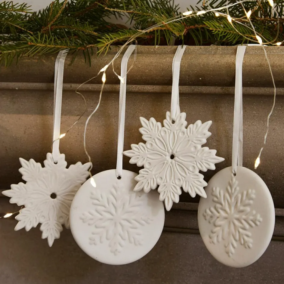 Christbaumschmuck|Weihnachtliche Deko-Objekte^LOBERON Anhänger 4er Set Jorval