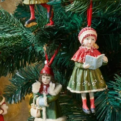 Christbaumschmuck^LOBERON Anhänger 4er Set Nostalgic