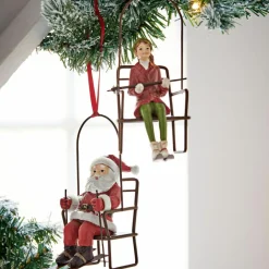 Christbaumschmuck^LOBERON Anhänger 2er Set Ponta