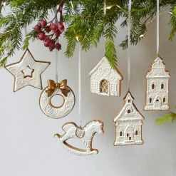 Christbaumschmuck^LOBERON Anhänger 6er Set Roéline