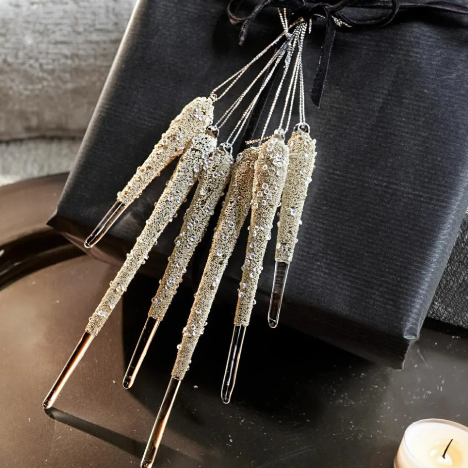 Dekoobjekte|Christbaumschmuck^LOBERON Anhänger 6er Set Roussac