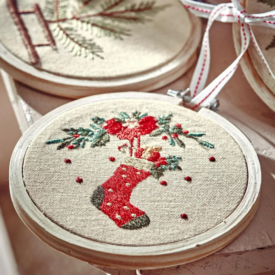 Weihnachtliche Deko-Objekte^LOBERON Anhänger 4er Set Seravas