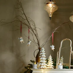 Christbaumschmuck|Weihnachtliche Deko-Objekte^LOBERON Anhänger 3er Set Solenisse