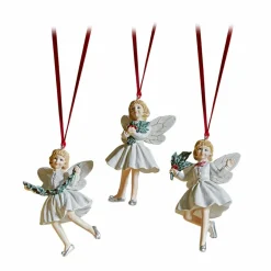 Christbaumschmuck|Weihnachtliche Deko-Objekte^LOBERON Anhänger 3er Set Solenisse
