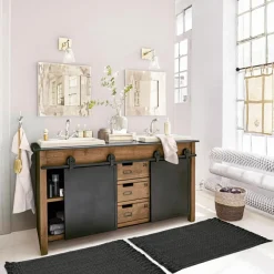 LOBERON Badtextilien|Badematten-Badematte 2er Set Faelwyn