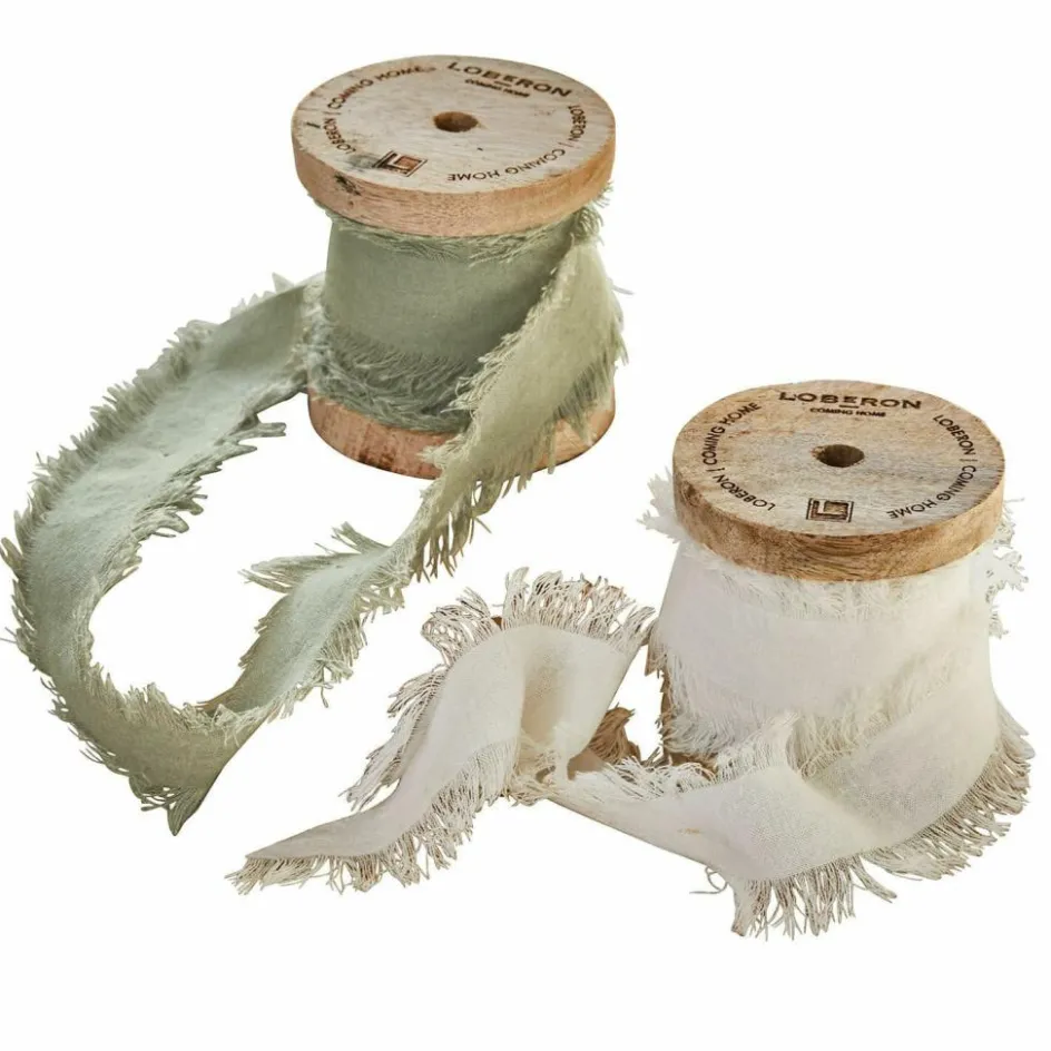 Geschenkverpackungen|Schreibwaren^LOBERON Band 2er Set Valethor weiß/hellgrün