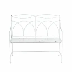 Sitzmöbel^LOBERON Bank Jablines antikweiß