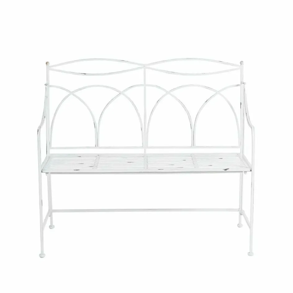 Sitzmöbel^LOBERON Bank Jablines antikweiß