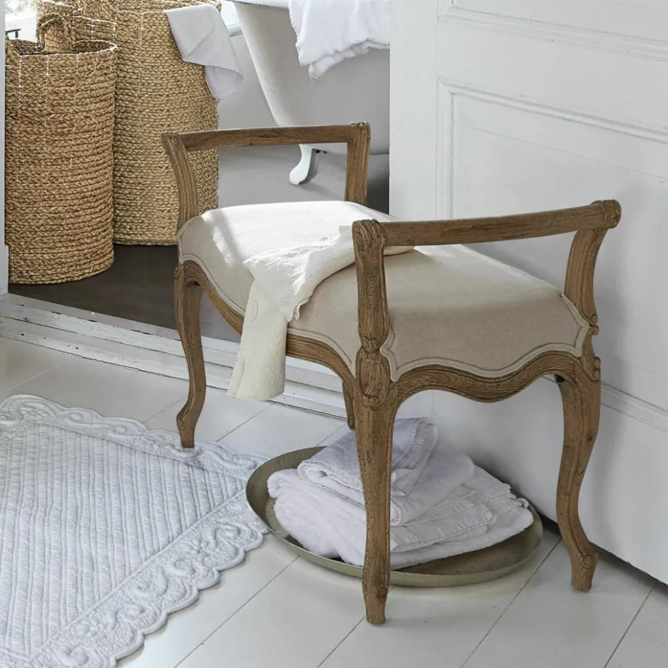 Bänke|Sitzmöbel^LOBERON Bank Pierremont creme/antikbraun