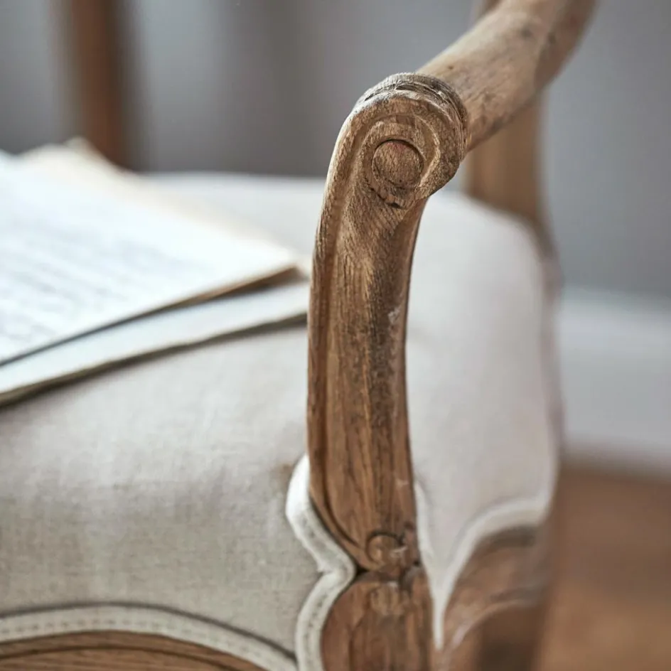 Bänke|Sitzmöbel^LOBERON Bank Pierremont creme/antikbraun