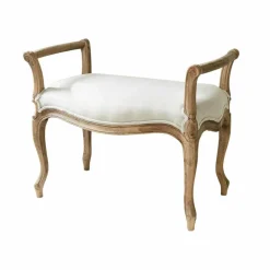 Bänke|Sitzmöbel^LOBERON Bank Pierremont creme/antikbraun