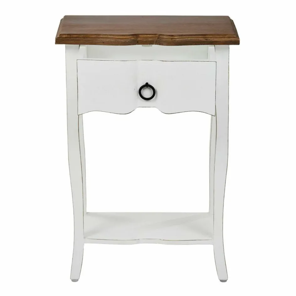 Beistelltische|Nachttische^LOBERON Beistelltisch Finstock antikweiß