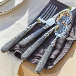 Besteck|Besteck^LOBERON Besteck Bigeste silber/grau