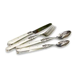 Besteck|Besteck^LOBERON Besteck Bigeste silber/weiß