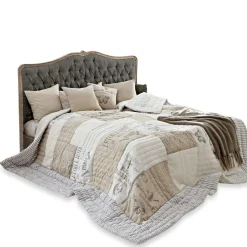 Betten|Betten^LOBERON Bett Declaire grau/braun