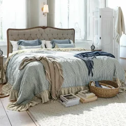 Betten|Betten^LOBERON Bett Declaire leinen/braun