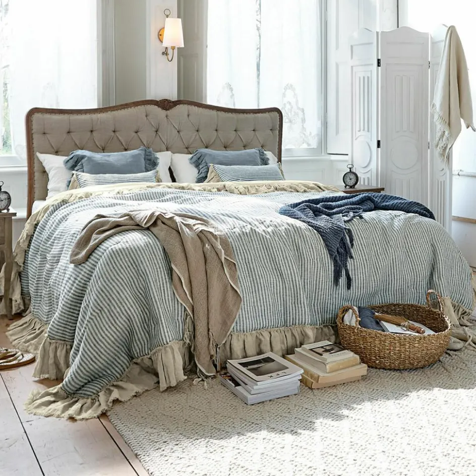 Betten|Betten^LOBERON Bett Declaire leinen/braun