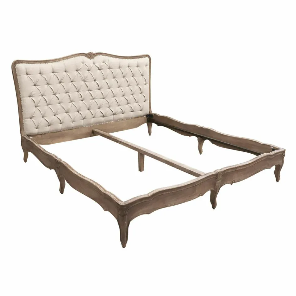 Betten|Betten^LOBERON Bett Declaire leinen/braun