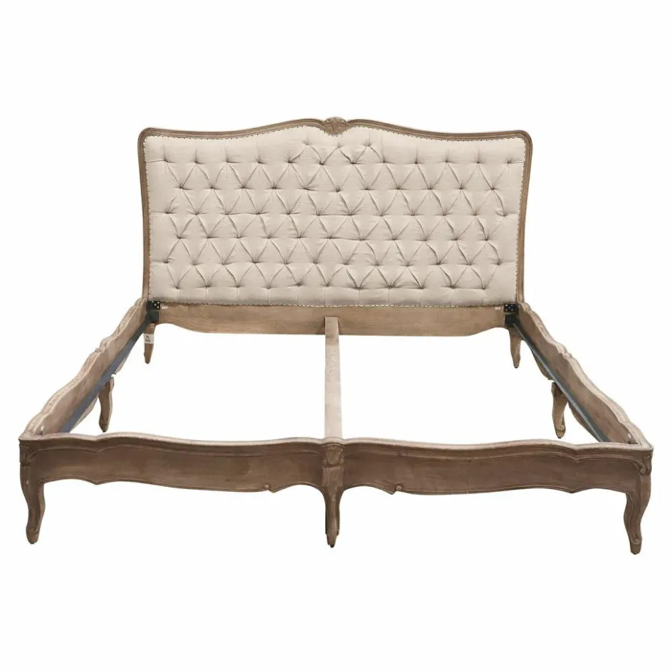 Betten|Betten^LOBERON Bett Declaire leinen/braun