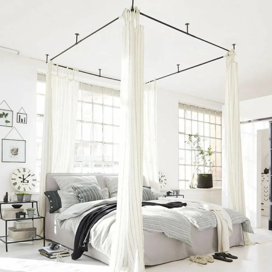 LOBERON Gardinenstangen & Zubehör|Gardinenstangen & Zubehör-Betthimmel Giroux