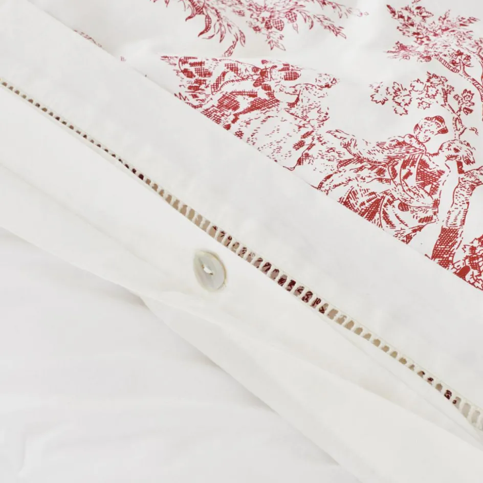 LOBERON Bettwäsche|Bettwäsche-Bettwäsche Toile rouge