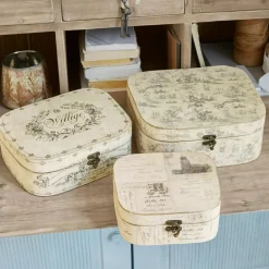 Körbe & Kisten|Aufbewahrung^LOBERON Box 3er Set Dedwen