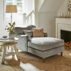 Sofas|Sofas^LOBERON Chaiselongue Isa grau