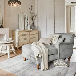 Sofas|Sofas^LOBERON Chaiselongue Isa grau