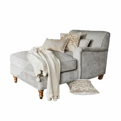 Sofas|Sofas^LOBERON Chaiselongue Isa grau