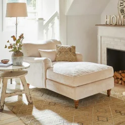 Sofas|Sofas^LOBERON Chaiselongue Isa creme