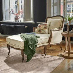 Sofas|Sessel^LOBERON Chaiselongue Muel creme/braun