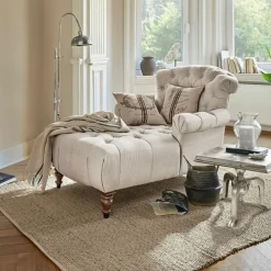 Sofas|Sofas^LOBERON Chaiselongue Springfield Village beige/braun