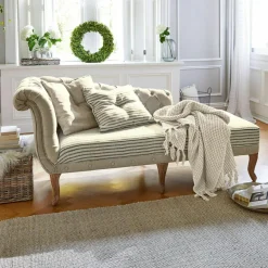Sofas|Sofas^LOBERON Chaiselongue Viviani beige/grau