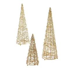 Weihnachtliche Deko-Objekte^LOBERON Deko-Baum 3er Set Amelioro