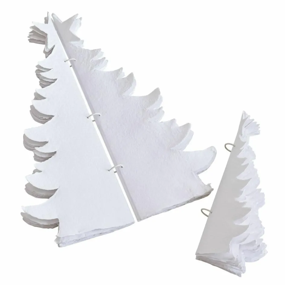 Weihnachtliche Deko-Objekte^LOBERON Deko-Baum 2er Set Amuré weiß