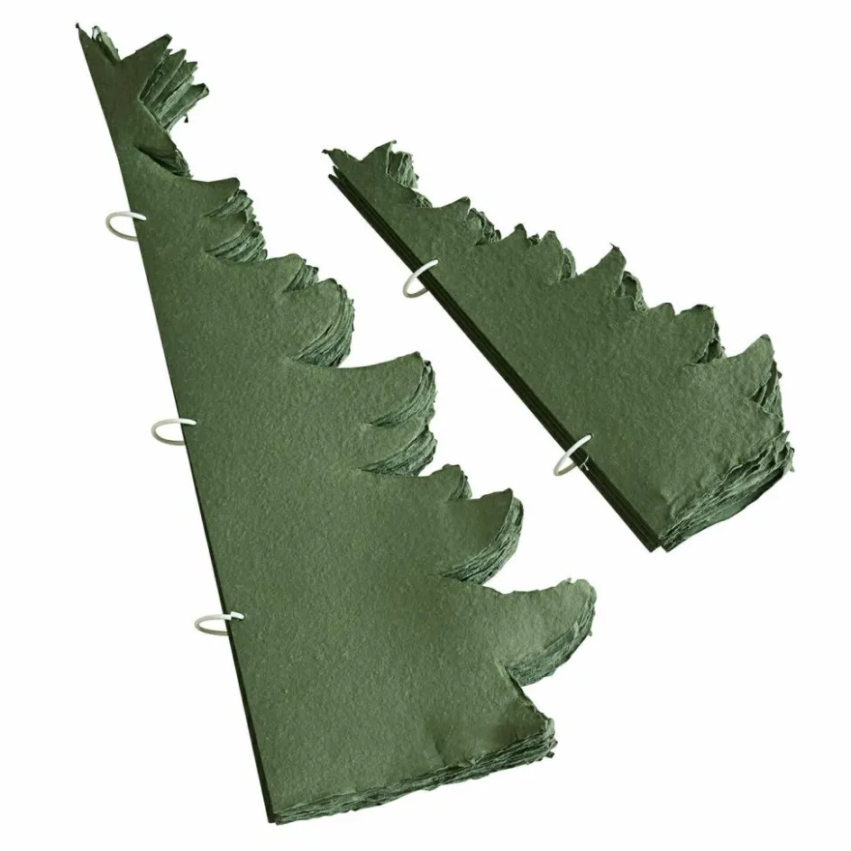 Weihnachtliche Deko-Objekte^LOBERON Deko-Baum 2er Set Amuré grün