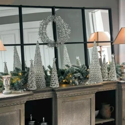 Beleuchtete Weihnachtsdeko^LOBERON Deko-Baum 2er Set Glitter