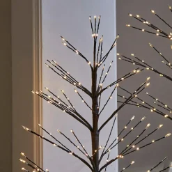 Beleuchtete Weihnachtsdeko^LOBERON Deko-Baum 2er Set Hellerud Rot