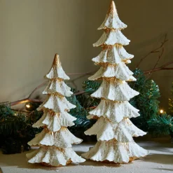 Weihnachtstischdeko|Weihnachtliche Deko-Objekte^LOBERON Deko-Baum 2er Set Norbury