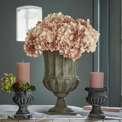 Kunst- & Trockenblumen|Dekoration^LOBERON Deko-Blume 3er Set Amarente rosa/grün