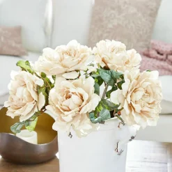 Kunst- & Trockenblumen|Dekoration^LOBERON Deko-Blume 6er Set Mervix creme