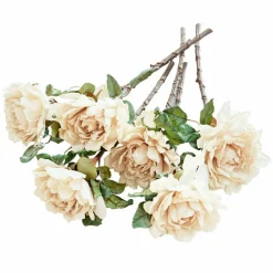 Kunst- & Trockenblumen|Dekoration^LOBERON Deko-Blume 6er Set Mervix creme
