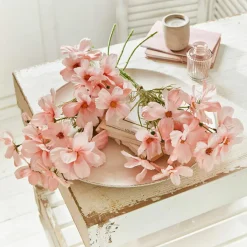 Kunst- & Trockenblumen|Dekoration^LOBERON Deko-Blumenstrauß Tilla rosa