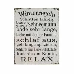 Bilder|Dekoration^LOBERON Dekoboard Winterregeln