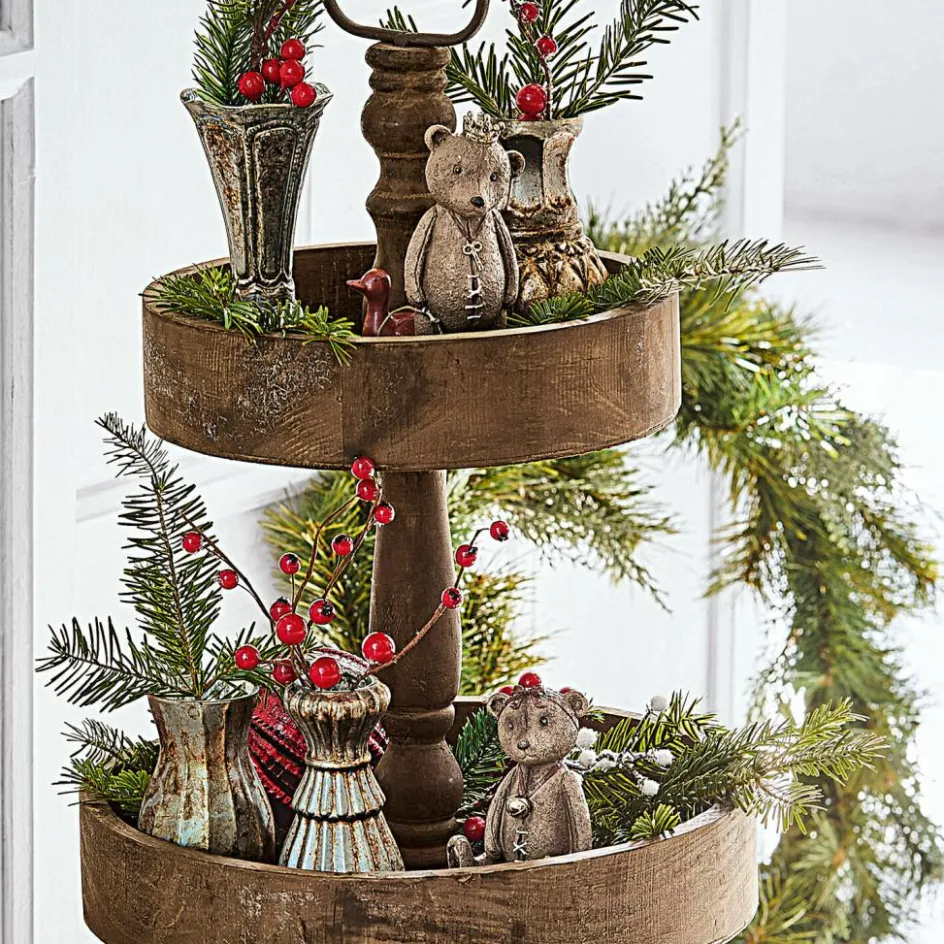 Weihnachtsfiguren^LOBERON Deko-Bären 2er Set Bonnal