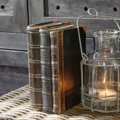 Dekoobjekte|Dekoration^LOBERON Deko-Buch Boaz braun